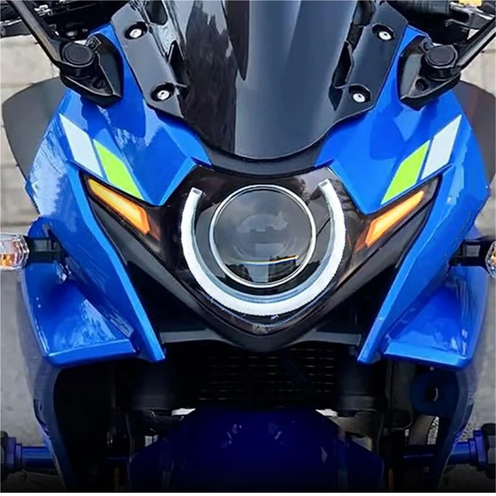 Moto Faro Fanale per Suzuki per GSX250R 2017-2023 Lampadine A LED Moto Faro Anteriore Gruppo Ottico