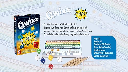 Miniatura 5 de NSV  Qwixx Longo  Juego de dados  A partir de 8 años  2-5 jugadores  20 minutos de tiempo de juego
