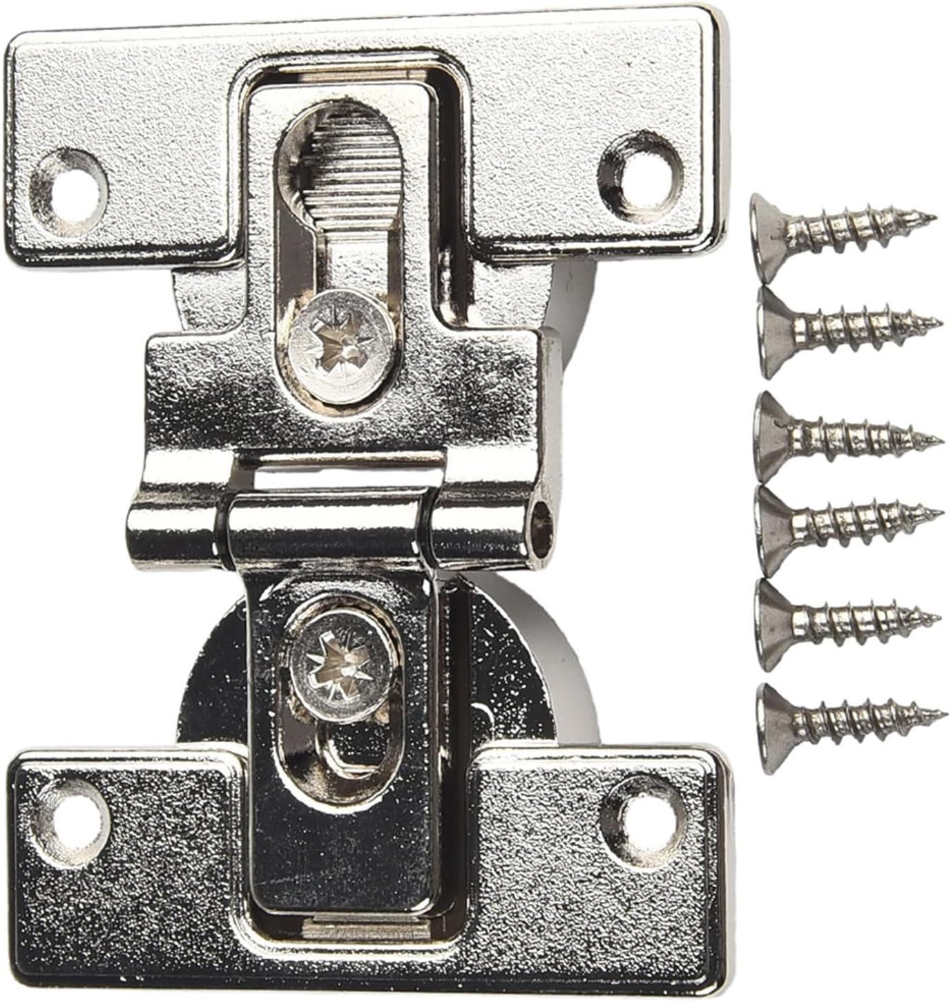 Zinc Alloy Cabinet Door Flap Folding Hinges 180 Degree Concealed Self Supporting Design for Folding Tables Wardrobes and Shoe Cabinets