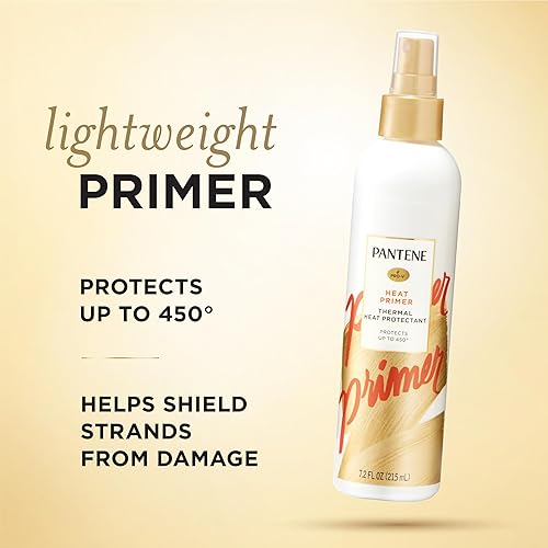 Miniatura 2 de Pantene Pro-V Spray protector de calor, imprimación térmica para cabello, paquete de 3, 21.6 onzas en total