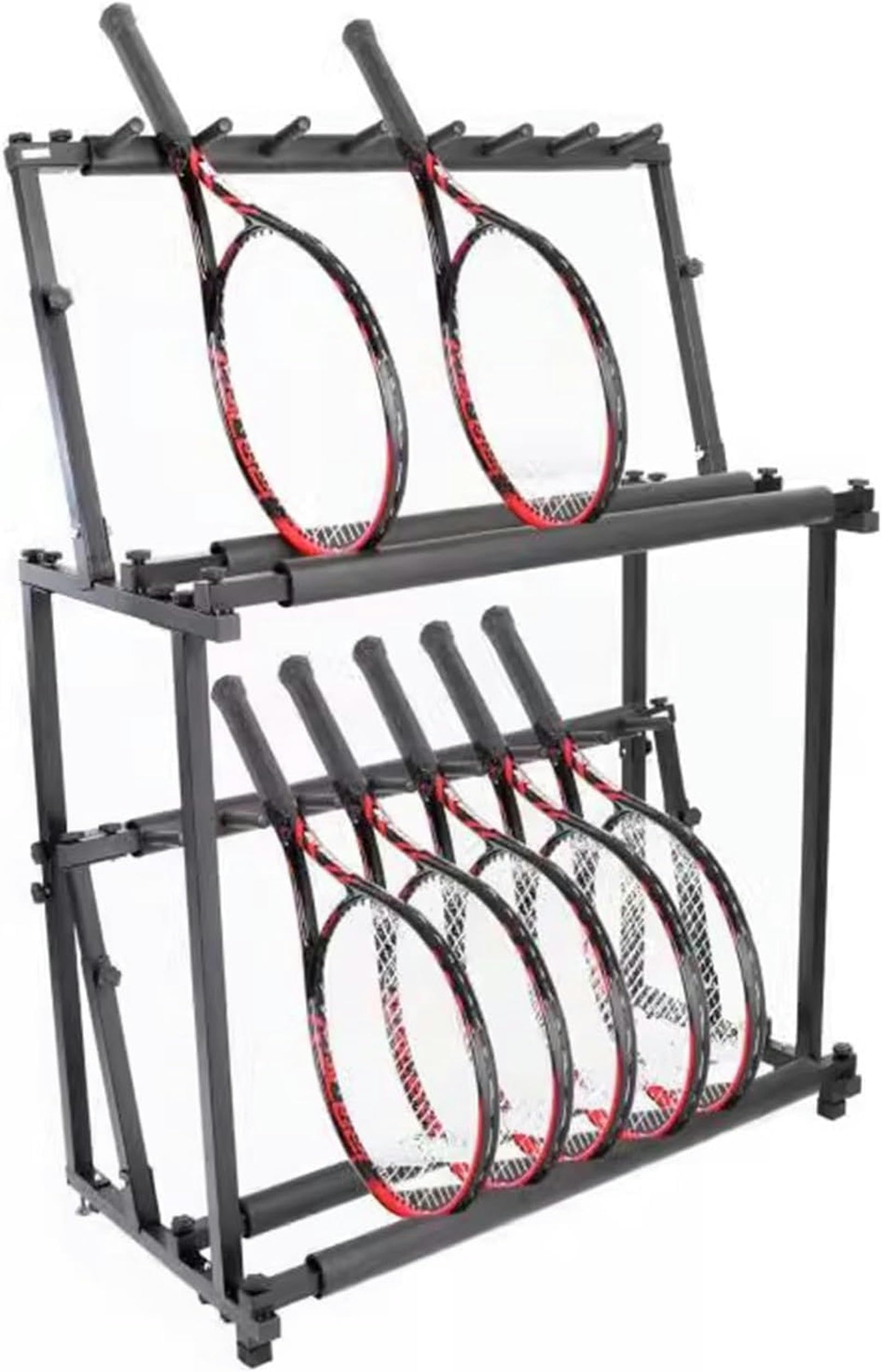 Rack de rangement à raquette de tennis pour ne plus abîmer vos cadres