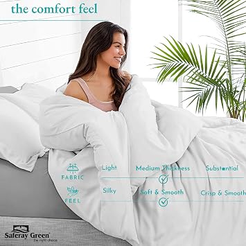 Solid Pillow Sham Set of 2, European 26x26 White, Cover