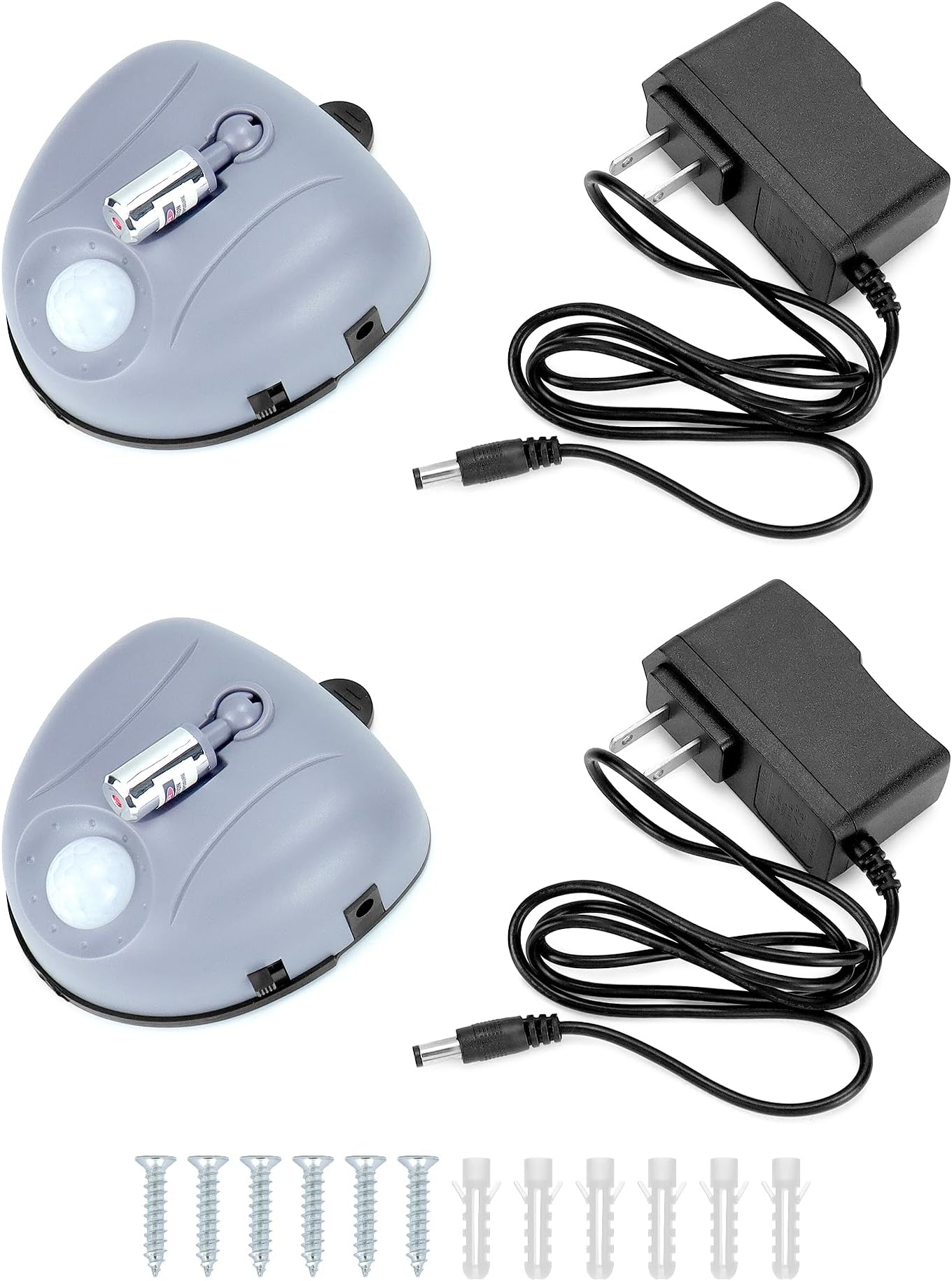 QWORK Advanced Laser Parking Assistant with Motion Activation, Accident Prevention, Durable ABS, Adjustable Design, Wireless Capability, 2 Pcs