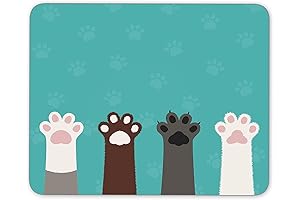 TuMeimei Non-Slip Rubber Cute Animal Hands Mouse Pad