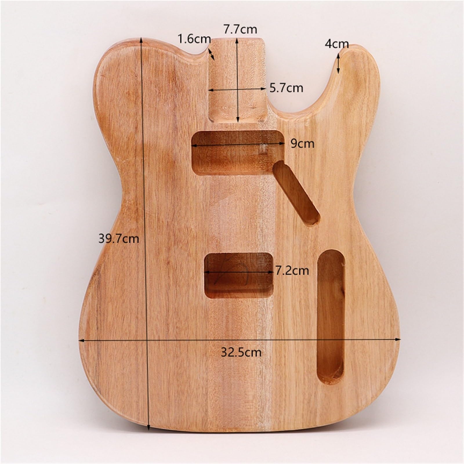 Guitar Body Kit Electric Guitar Body Okoume Wood DIY Modified Musical Instrument Accessories