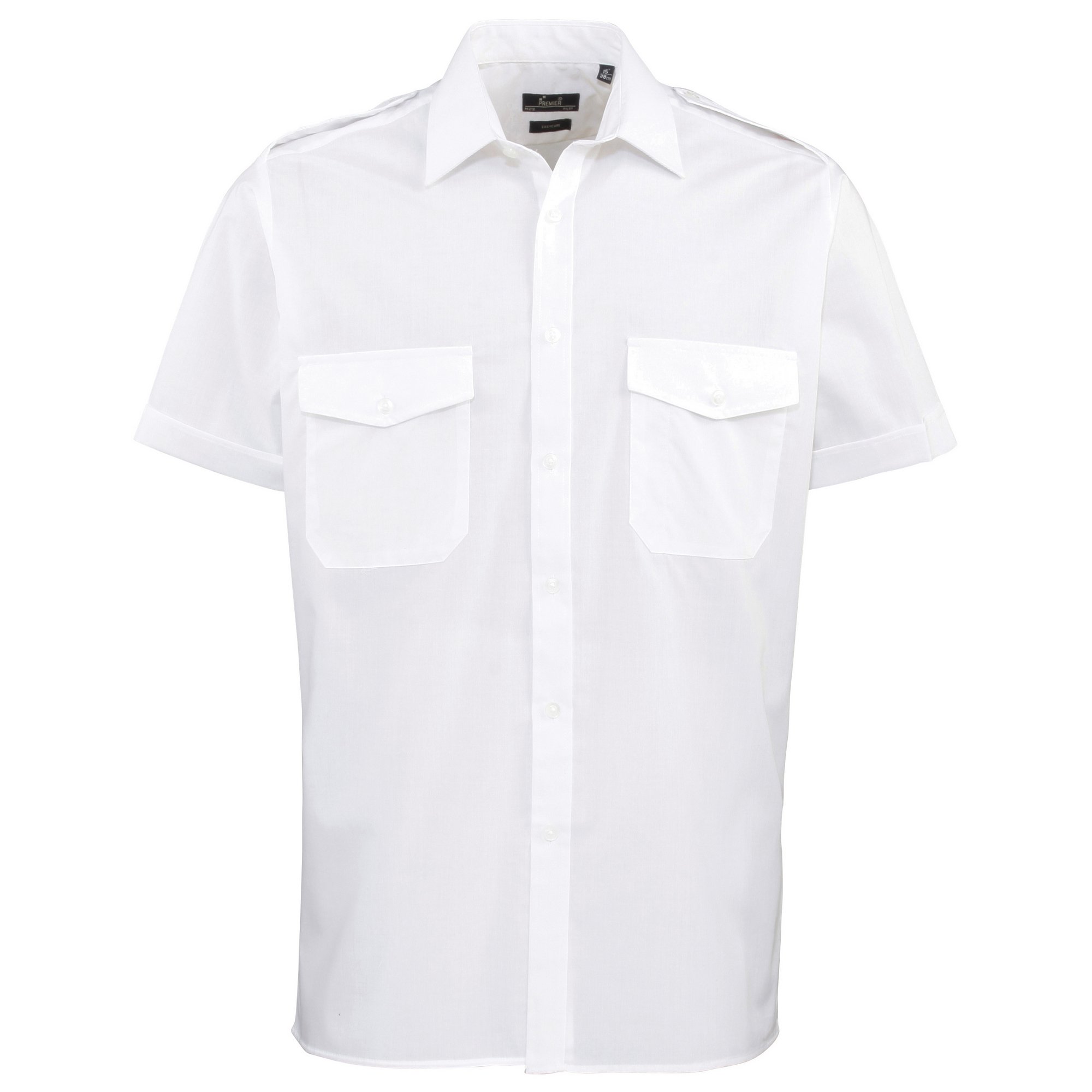 Beeswift Pilot Shirt Short Sleeve White