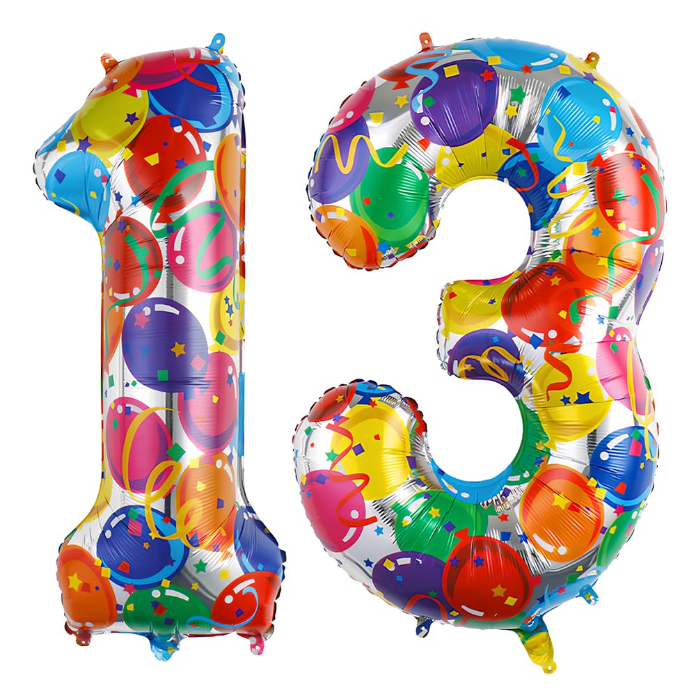 Foil Globo Número 5 Azul 40" (101cm), Inflable Helio o aire, Gigante Numeros 0-9, 10-19, 20-29, 30-100, Grande Globos Decoración para La Boda Aniversario y Cumpleaños Fiestas — view 48