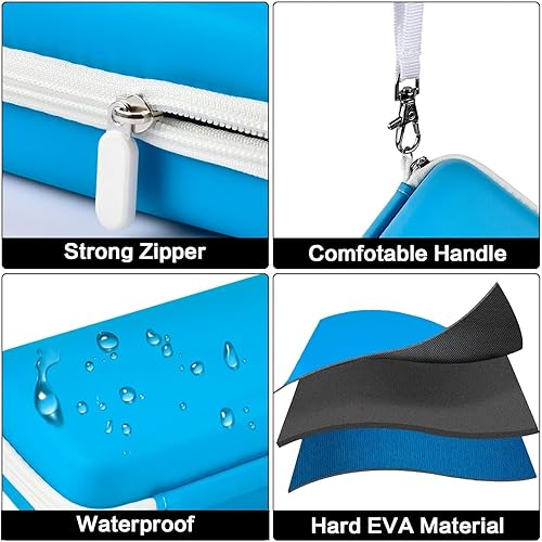 Vista 17 de Funda compatible con Texas Instruments TI-30XS para calculadora científica MultiView, bolsa organizadora de transporte con bolsillo de malla