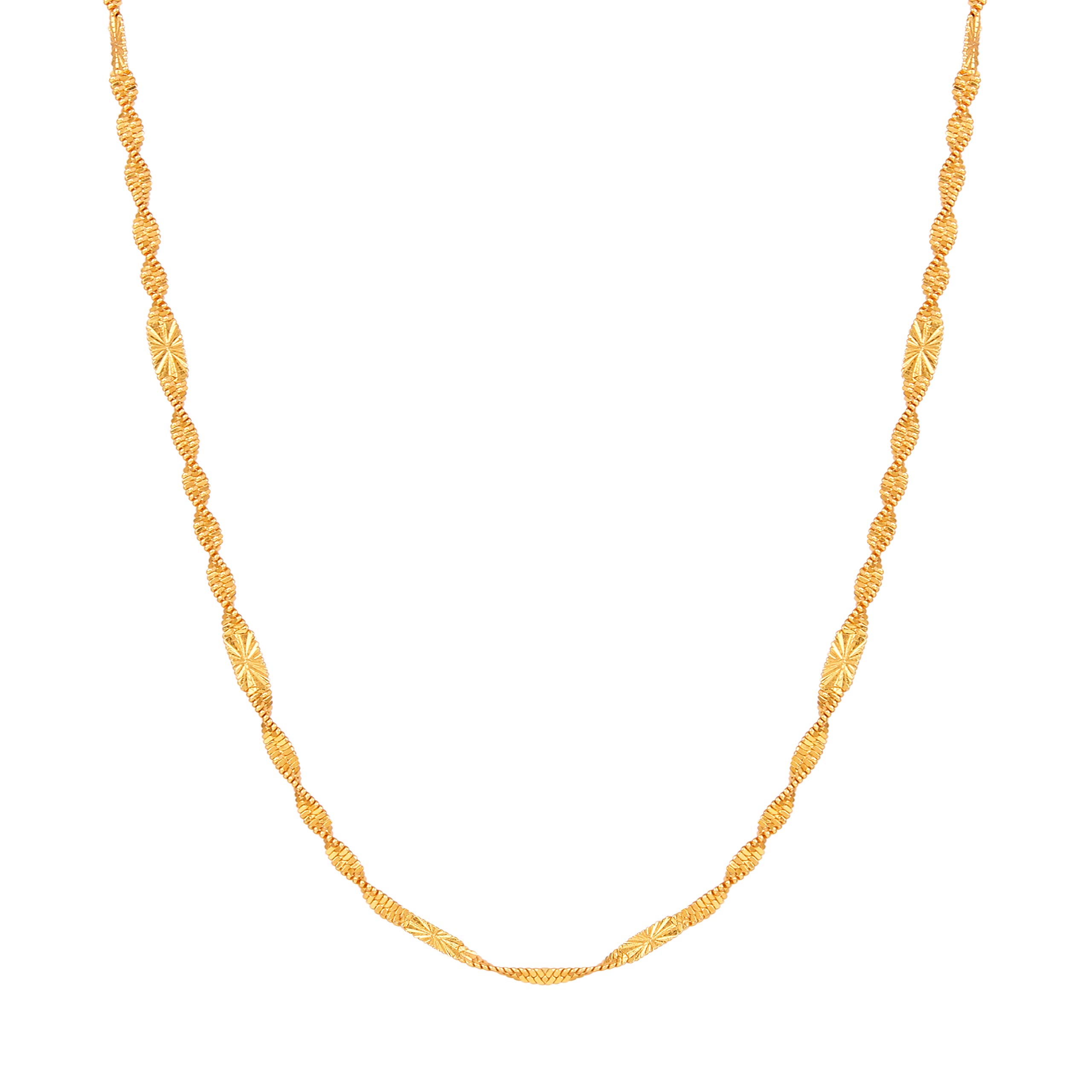 Neck Chain Jewellery Gold Plated Chain for Girls & Women Gift (FF459)