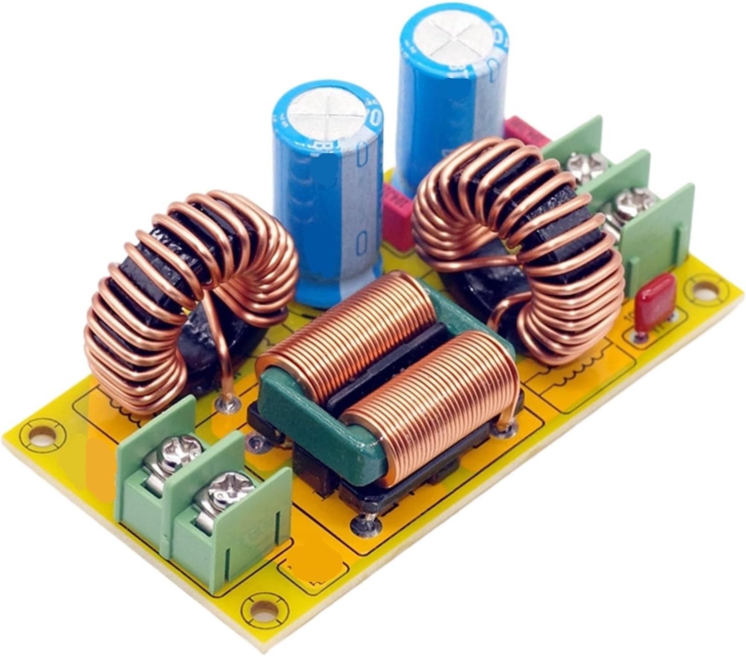 20A DC LC Filter EMI Electromagnetic Interference Filter EMC Fcc High Frequency Power Filtering for 12V 24V 48V Car