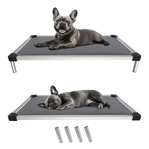 FXW TitanNest Chew-Proof Elevated Dog Bed, Raised Cot for Indoor/Outdoor/Camping