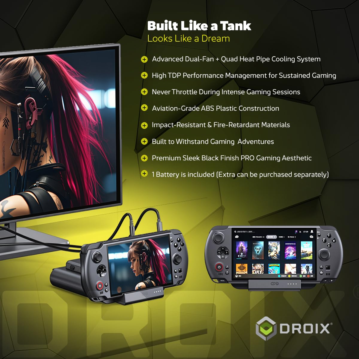 GPD WIN 5 PC portatile da gioco | AMD Ryzen AI Max+ Ryzen 395 | 32GB LPDDR5X RAM, 4TB SSD | Scheda grafica Radeon 8060S | PC portatile per giochi AAA ed emulazione