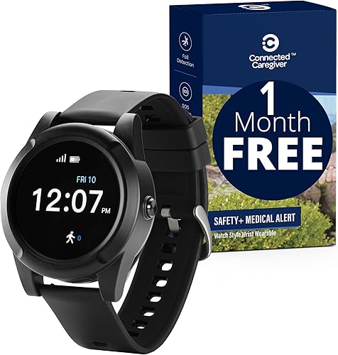 Sistema de alerta médica Safety+ 4G para personas mayores reloj inteligente, detección de caídas, monitor 247, localización WiFi, botón SOS,