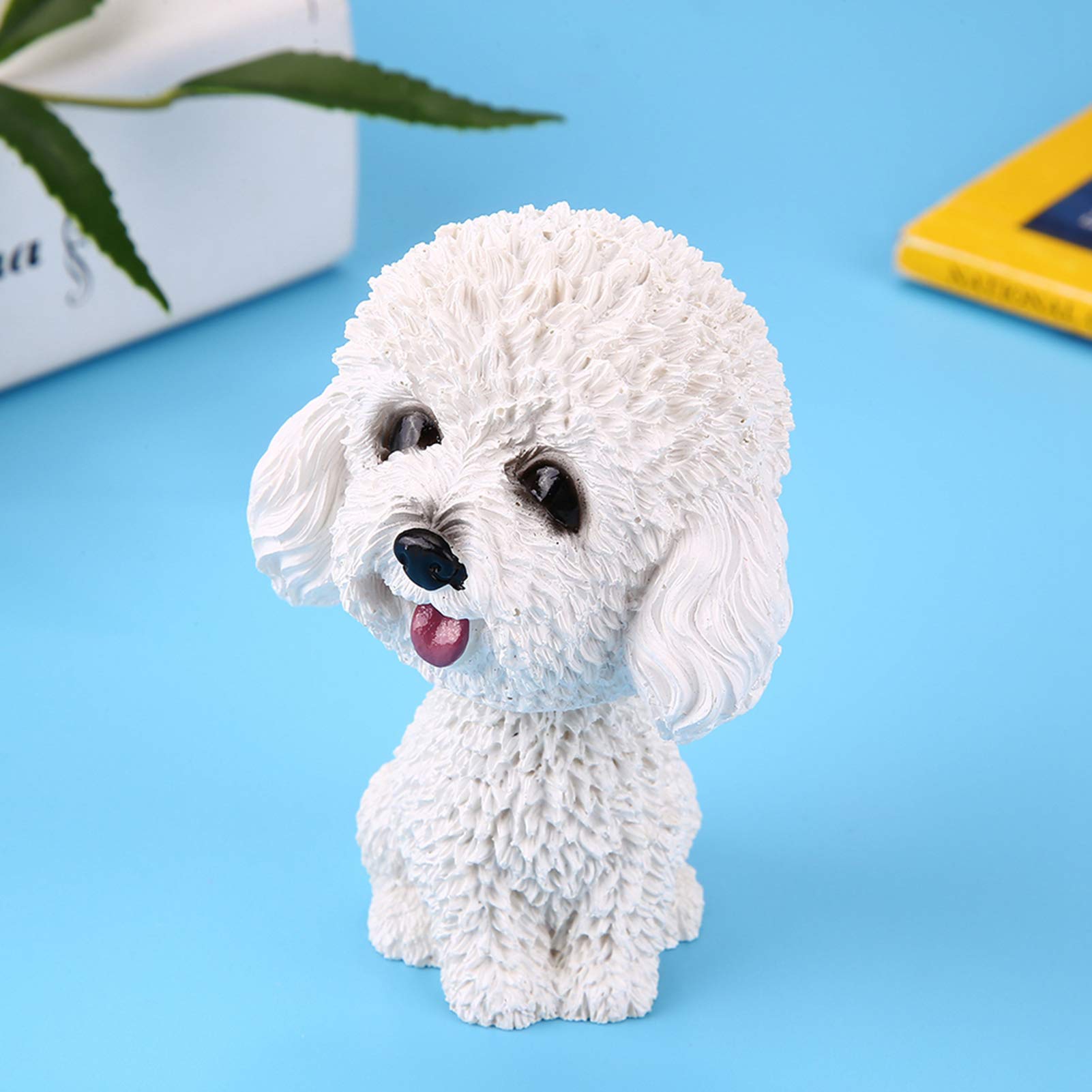 Voiture Bobble Head Husky chien tableau de bord chien Décoration dessin animé Animal