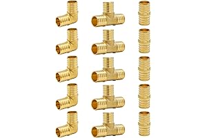 1 Inch PEX Fittings Assortment Pack of 15