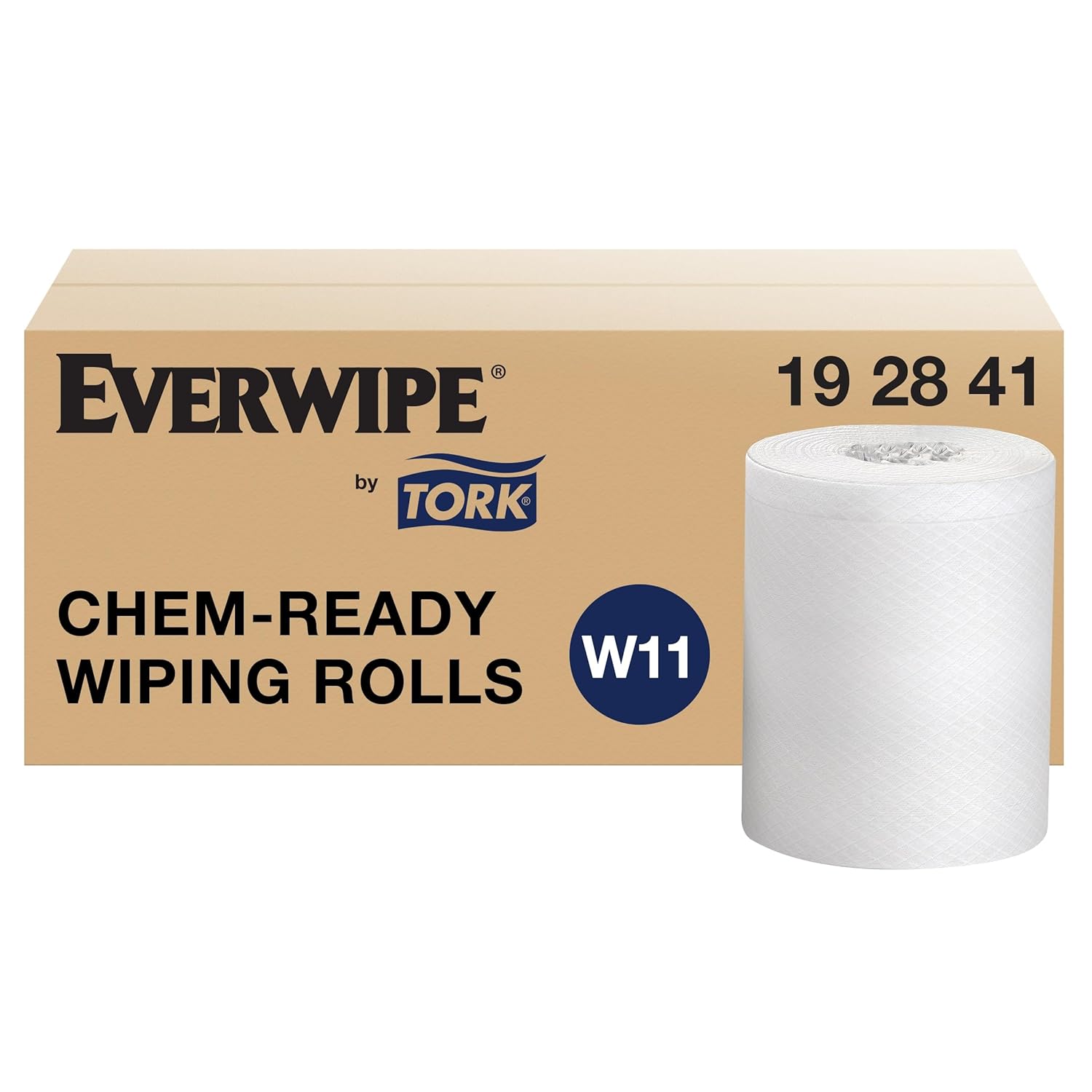 Everwipe by Tork Chem-Ready Wiping Rolls White, Make Your Own Wet Wipes, 6 x 90 wipes, 192841 (01-690)