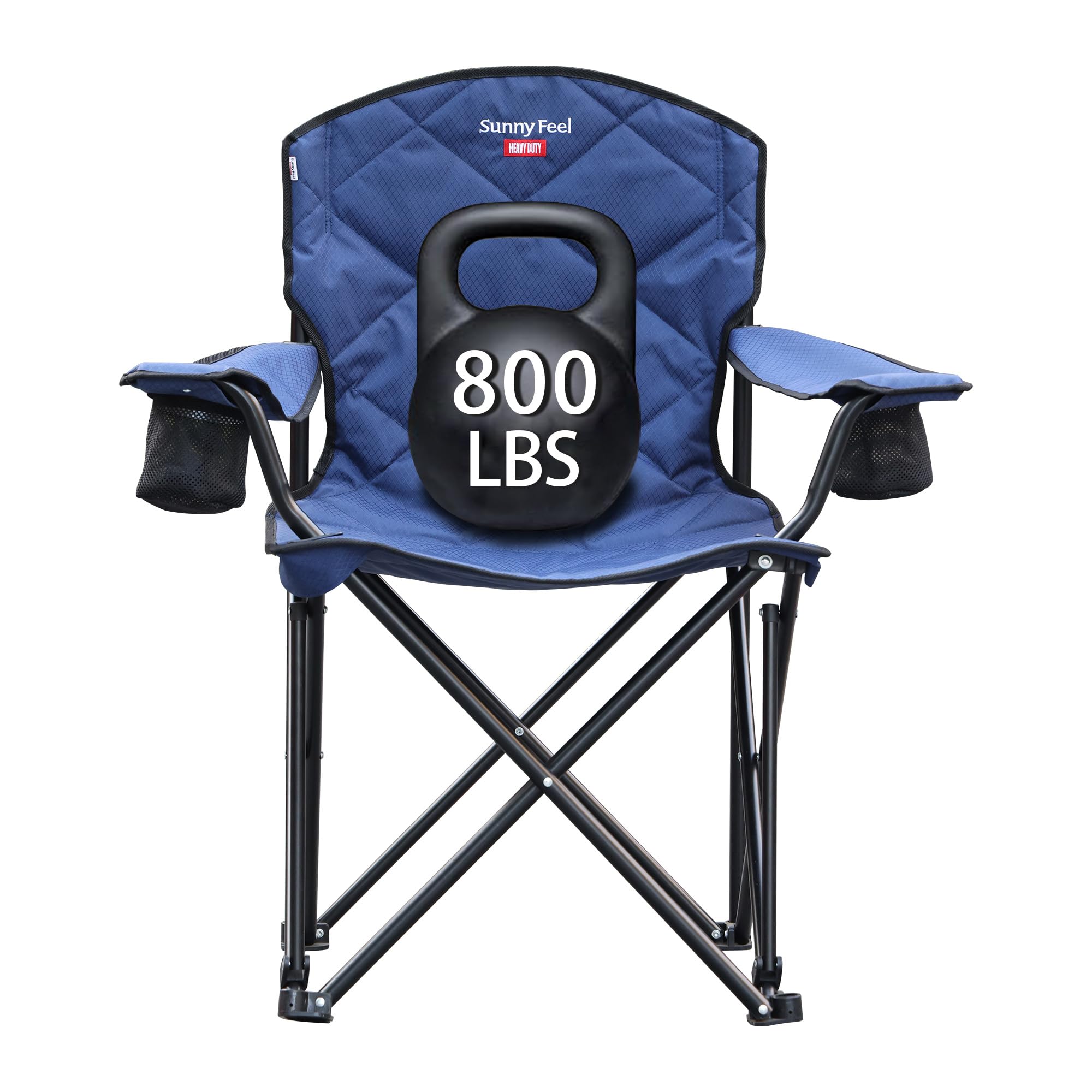 SUNNYFEEL XXL Oversized Camping Chair Heavy Duty 800 LBS for Big Tall People