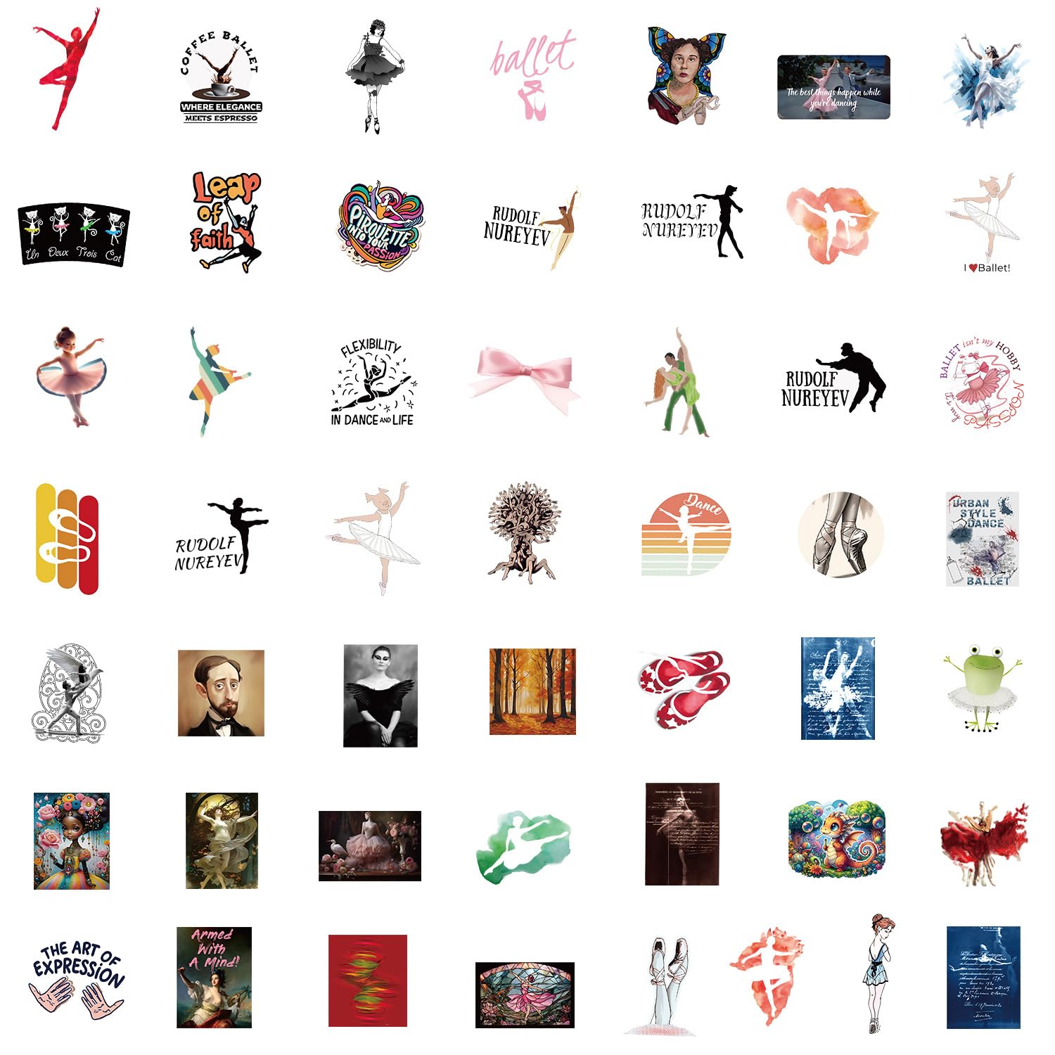 Dancing Stickers for Water Bottle - Image 2
