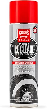 Griots Garage Foaming Tire Cleaner, Removes Silicone Residue and Grime on Car, Truck, Motorcycle, and RV Tires, Safe for Whitewall Tires, 10952, 19oz