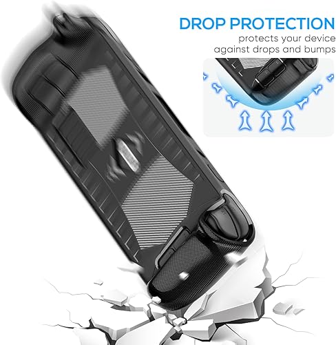 Miniatura 3 de Funda protectora para cubierta de vapor con protector de pantalla de vidrio templado a prueba de golpes antideslizante accesorios anticolisiones