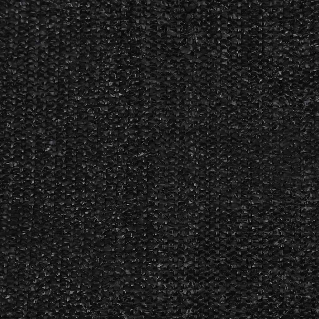 Außenrollo 120x230 cm Schwarz aus hochdichtem Polyethylen, Sichtschutz und Sonnenschutz für Balkon, Terrasse, Fenster, mit Montagezubehör, UV-Schutz, Verdunkelung, Wärmeschutz, Blickschutz