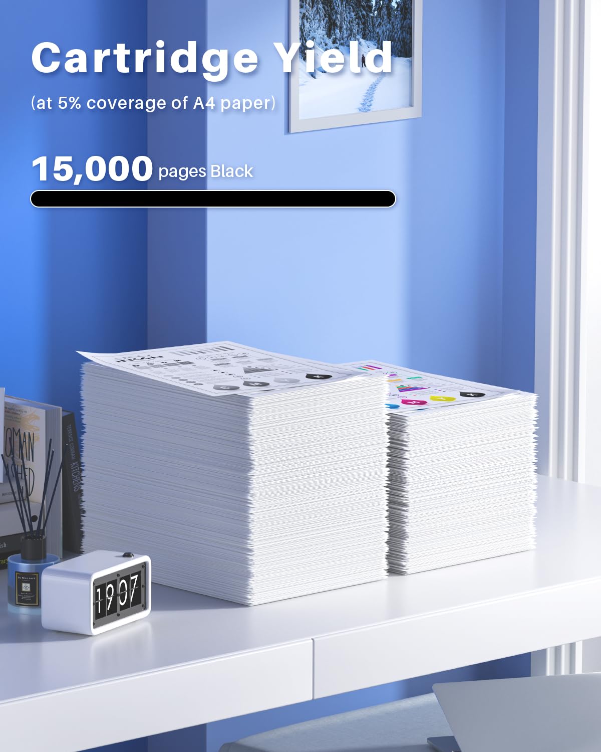 INK4U DR2510 Tamburo (Confezione da 2, Totale 30.000 Pagine) Compatibili per Brother DR 2510 Tamburo per DCP-L2627DW HL-L2400DWE DCP-L2620DW MFC-L2860DW DCP-L2660DW MFC-L2860DWE DCP-L2627DWE