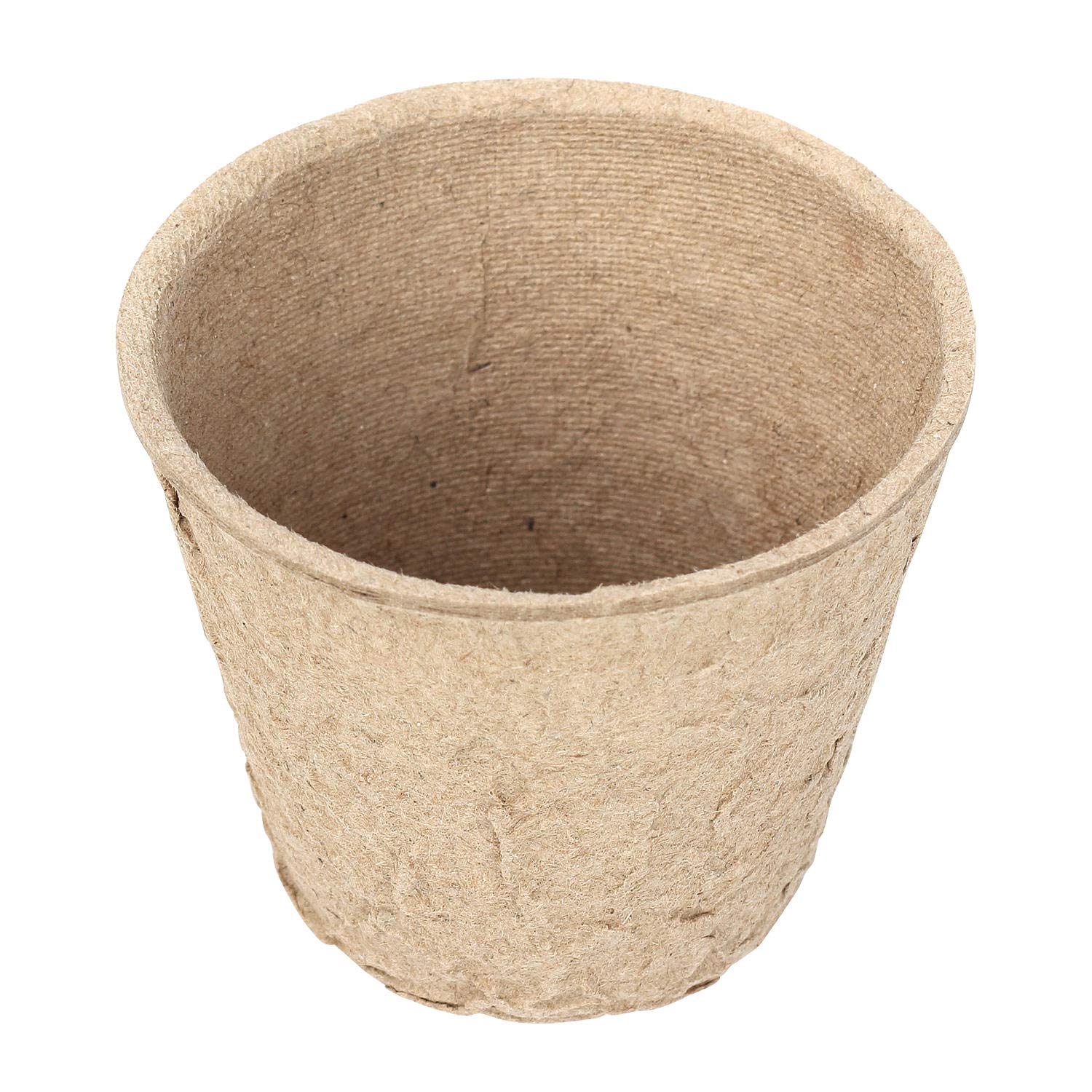 Schramm® Pots de Culture 24, 48 ou 96 pièces en Cellulose Ronde 6 cm biodégradable Pot de Plantation Pots de semis Pot en Fibre, Nombre:48 Stück