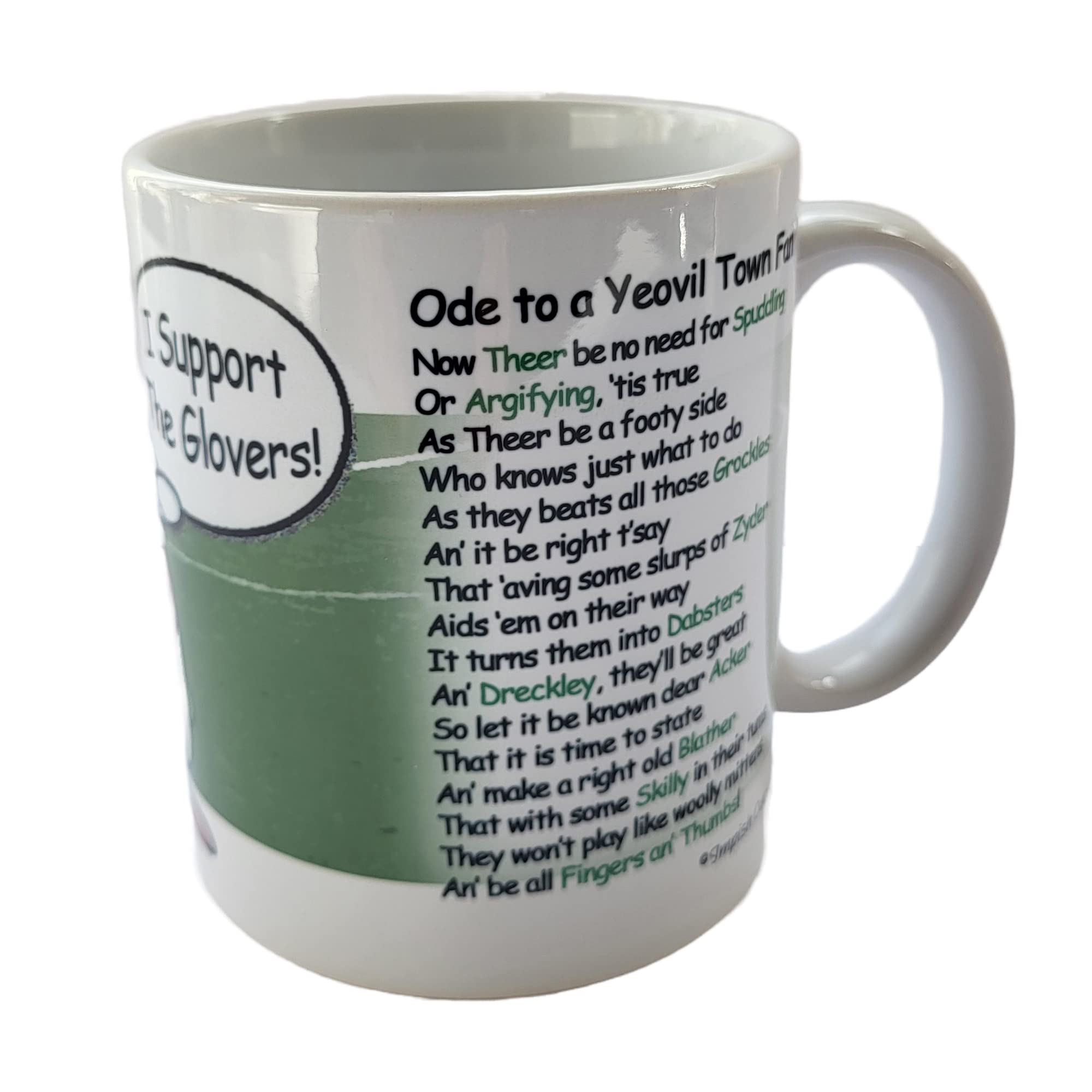 Impishodes Yeovil Town FC Football Supporter Ceramic 11oz Mug