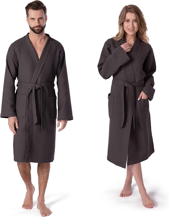 Möve Unisex Homewear Kimono, Graphite, L EU