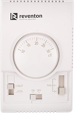 3-Stuffige Regler mit HC3S Thermostat für Lufterhitzer Trafo-Regler Reventon 0538