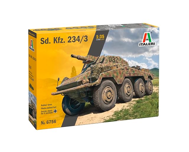 ITALERI 6756 1:35 SD.Kfz. 234/3 Sw. Panzerspähwagen