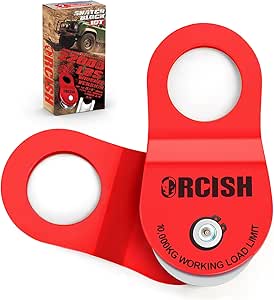 ORCISH 10 Ton Snatch Block, 22,000 LBS Capacity Pulley System