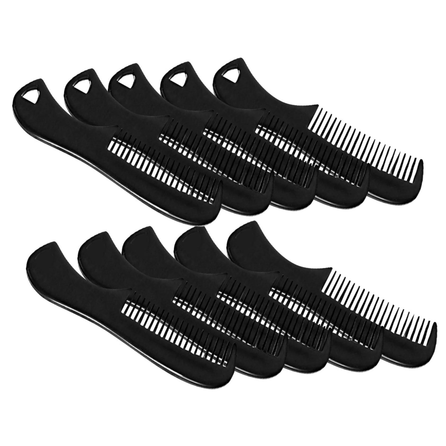 FRCOLOR 40pezzi Pettine Per Barba e Pocket Da Design Ergonomico Per Stile e Pettini Per Uomo Manutenzione Facile e Pratica Per Viaggi e Uso Quotidiano
