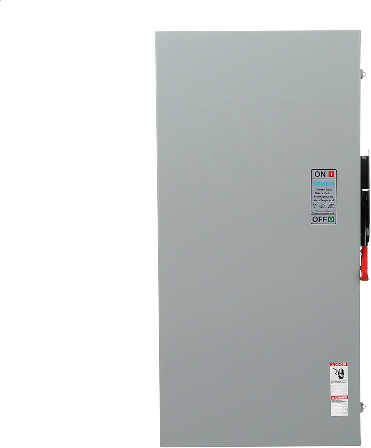 siemens gf325nra general duty safety switch, fusible, 3 pole, 240 volt, 400 amp, outdoor rated