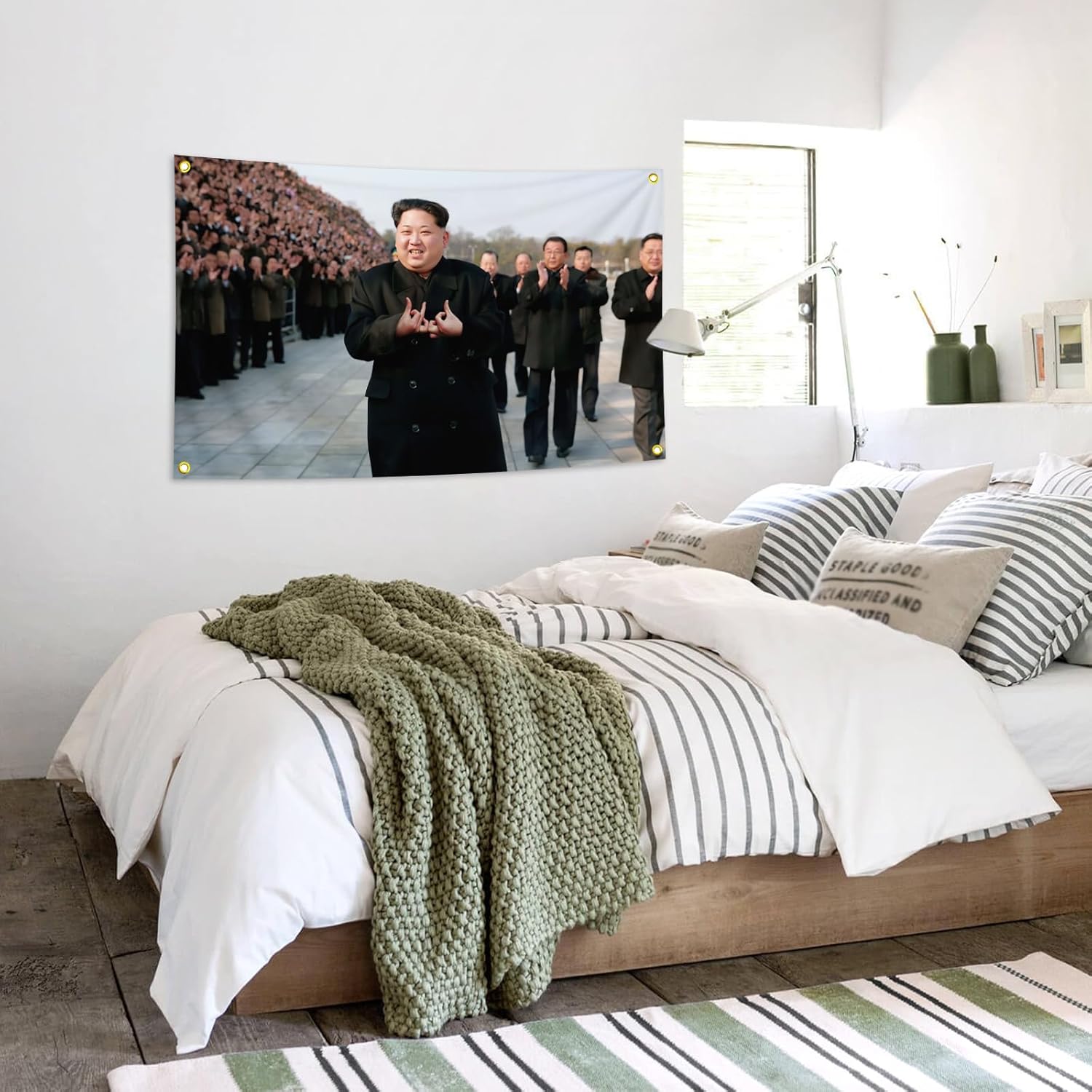Kim Jong Un 3X5FT Funny Flag,Suitable For Room Decoration. - Image 3