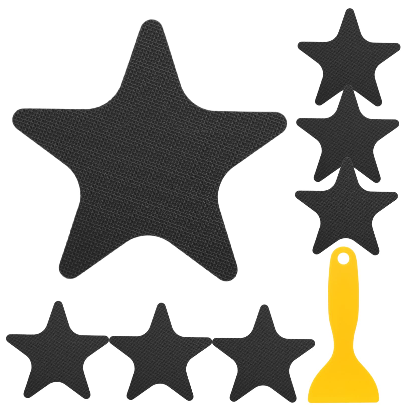 Cabilock 1set Non- Star Shaped Bath Stickers Self-Adhesive Skid Decals for Bathroom Kitchen Pool and More Easy to Install Strong Adhesion Safety