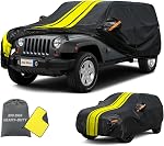 New Upgraded Car Cover Custom Fit for Chevy Corvette C4/C5/C7/C8 Coupe Convertible Targa (1980-2026), Waterproof All Weather for Automobiles Full Exterior Cover Rain Sun Snow UV Protector.