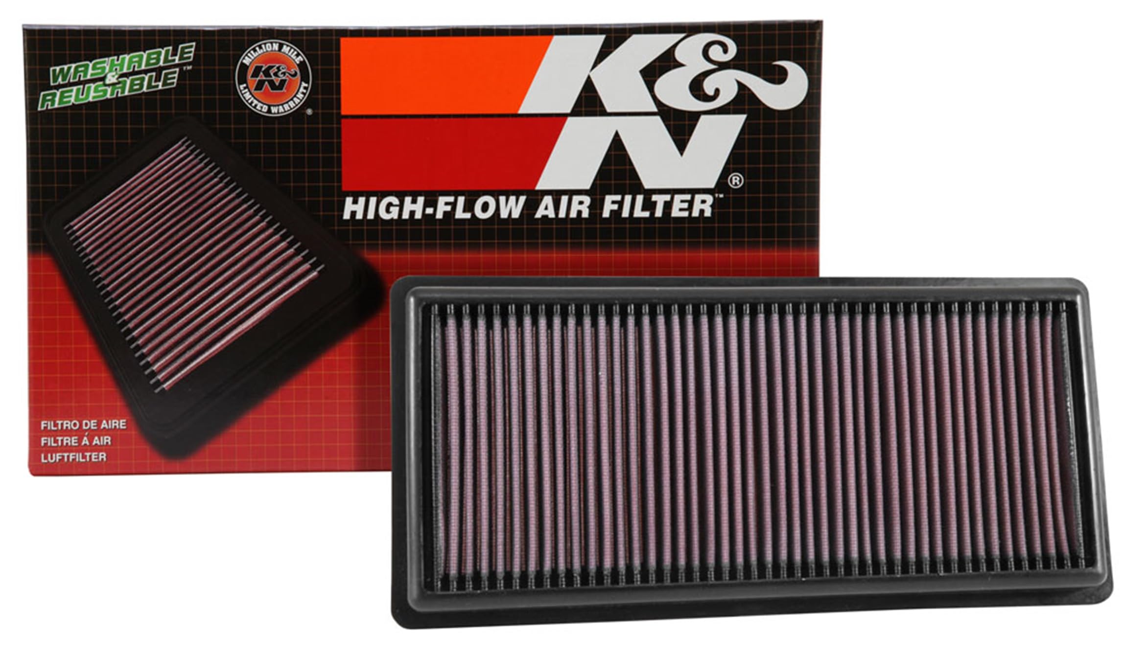 Filtre à air de remplacement K&N pour Cadillac CT6 2.0 (2016-) - 8