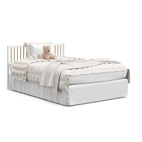 Miniatura 113 de Graco Teddi Mini cuna convertible 4 en 1 con colchón resistente al agua (blanco/madera flotante), certificado GREENGUARD Gold, colchón de 2.75