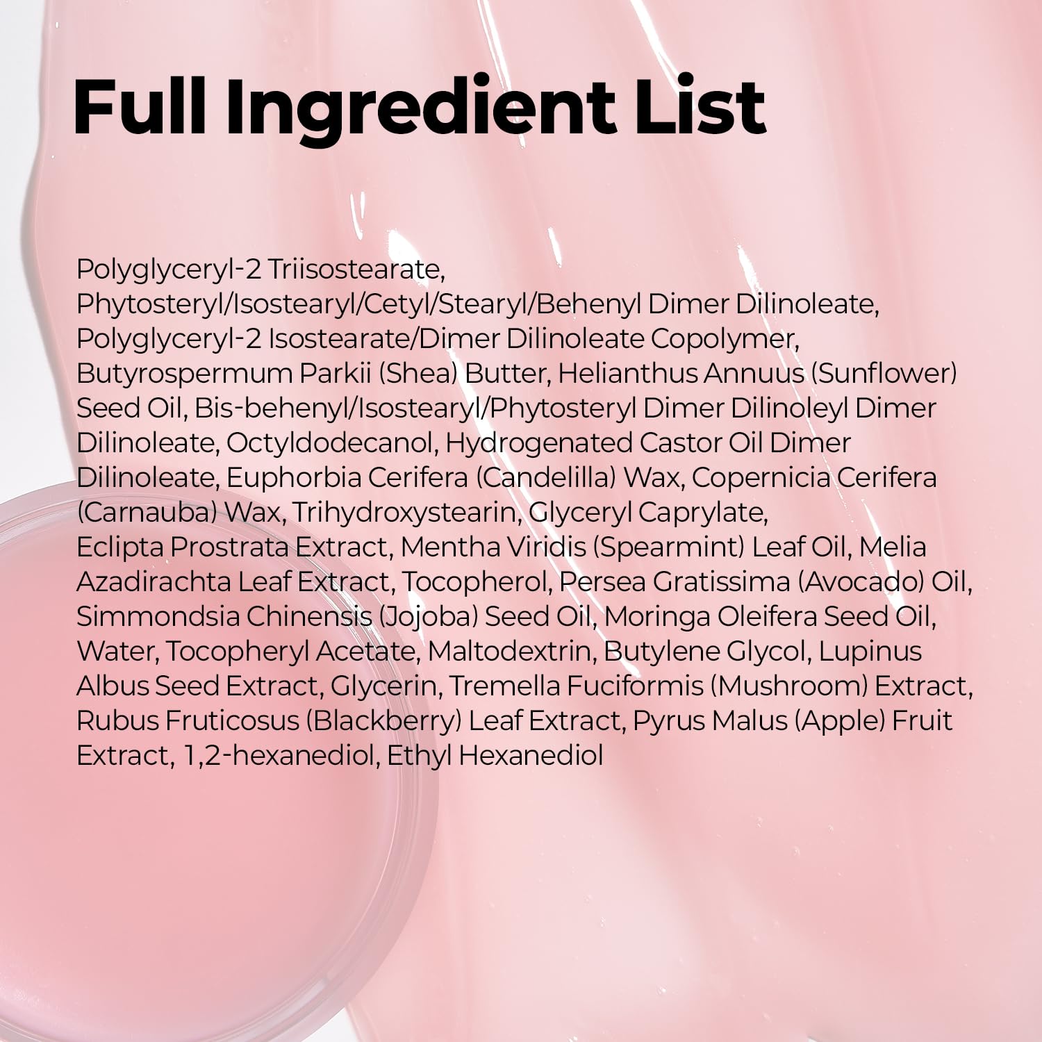 MOTHER MADE Vitamin E Vegan Lip Mask Lip Care Balm,with Organic Shea Butter, Natural Oils, Vegan Collagen, Gifts for Women, Korean Skin Care, 0.46 fl.oz.