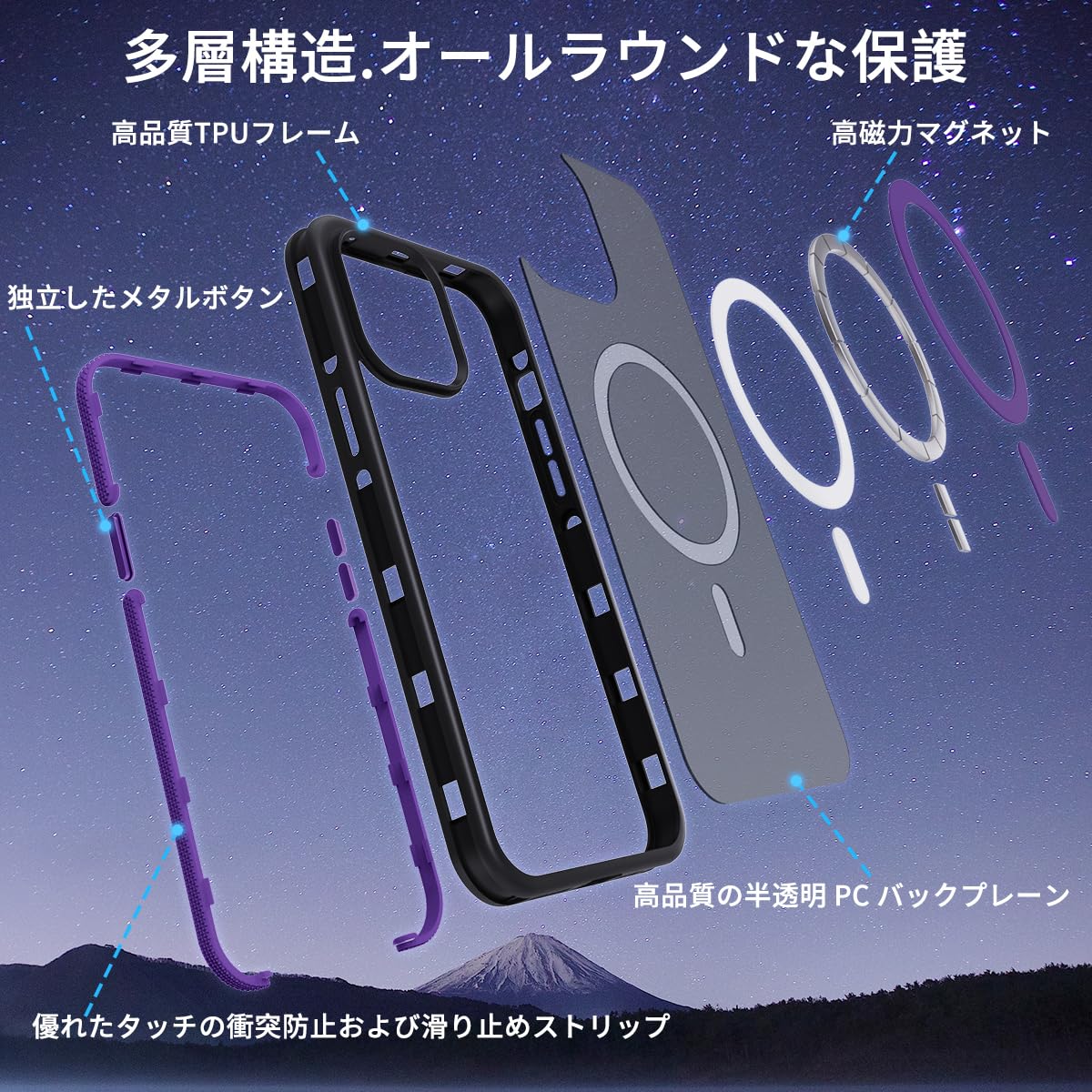 iPhone 13 Pro MagSafe対応 耐衝撃 滑り止め 磁気ケース Amazon.co.jp: coiwantung iPhone 13 Pro MagSafe ケース 耐衝撃 滑り