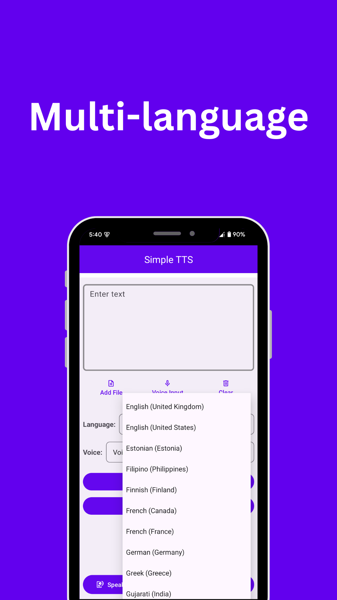 Simple TTS – Text to Speech - App on Amazon Appstore