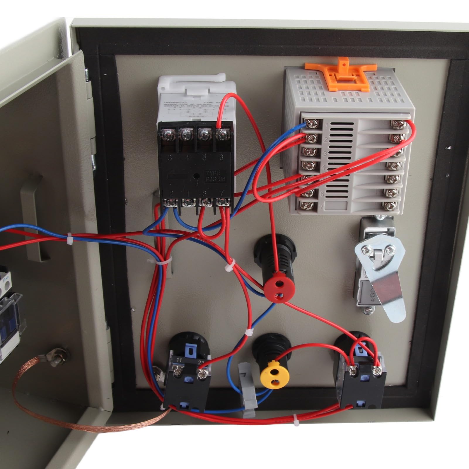 Fafeicy PID Temperature Controller 0 do 400℃, 380VAC 7,5KW, Skrzynka