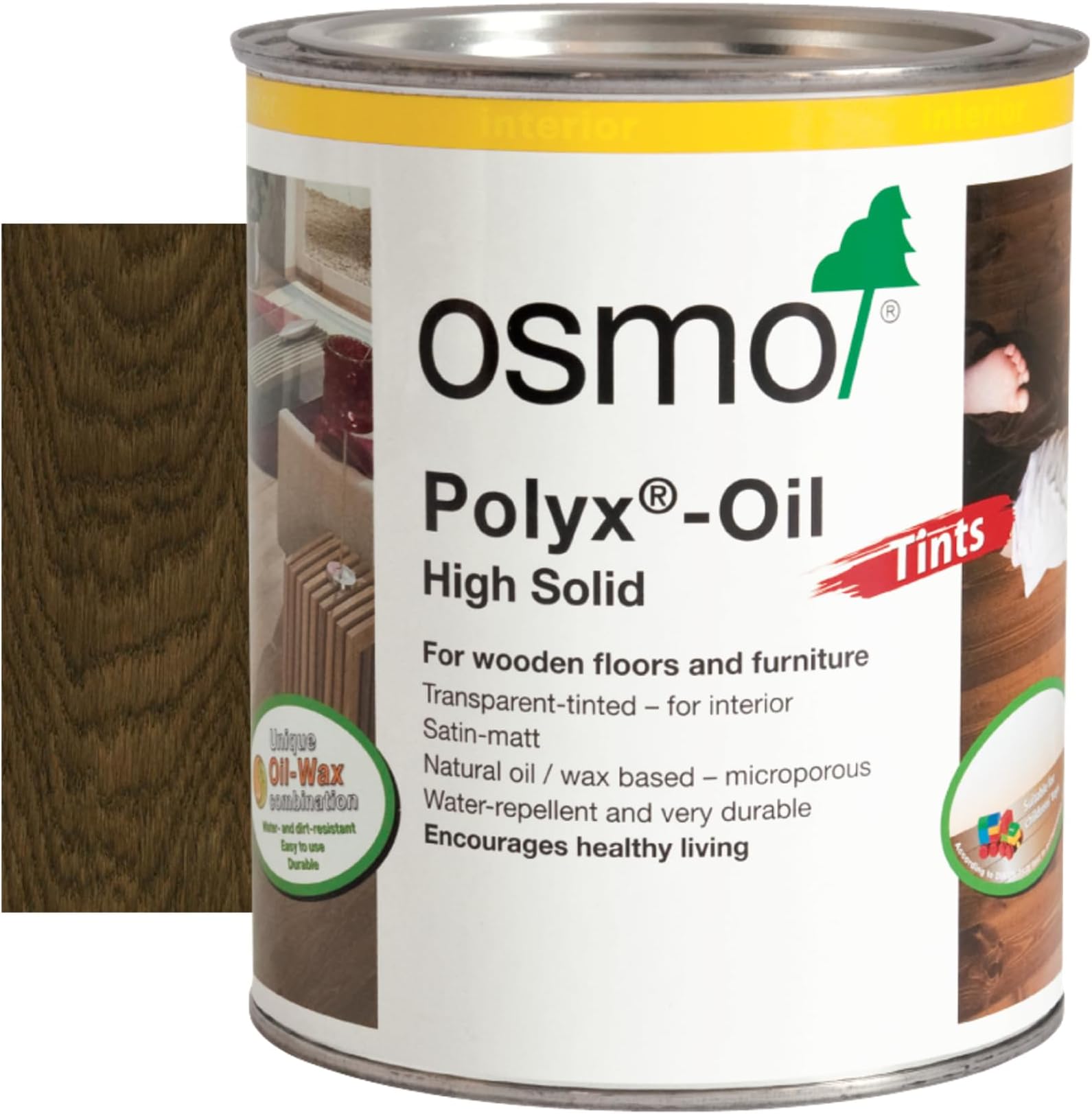 Osmo Polyx Oil Tints 750ml - Black - 3075