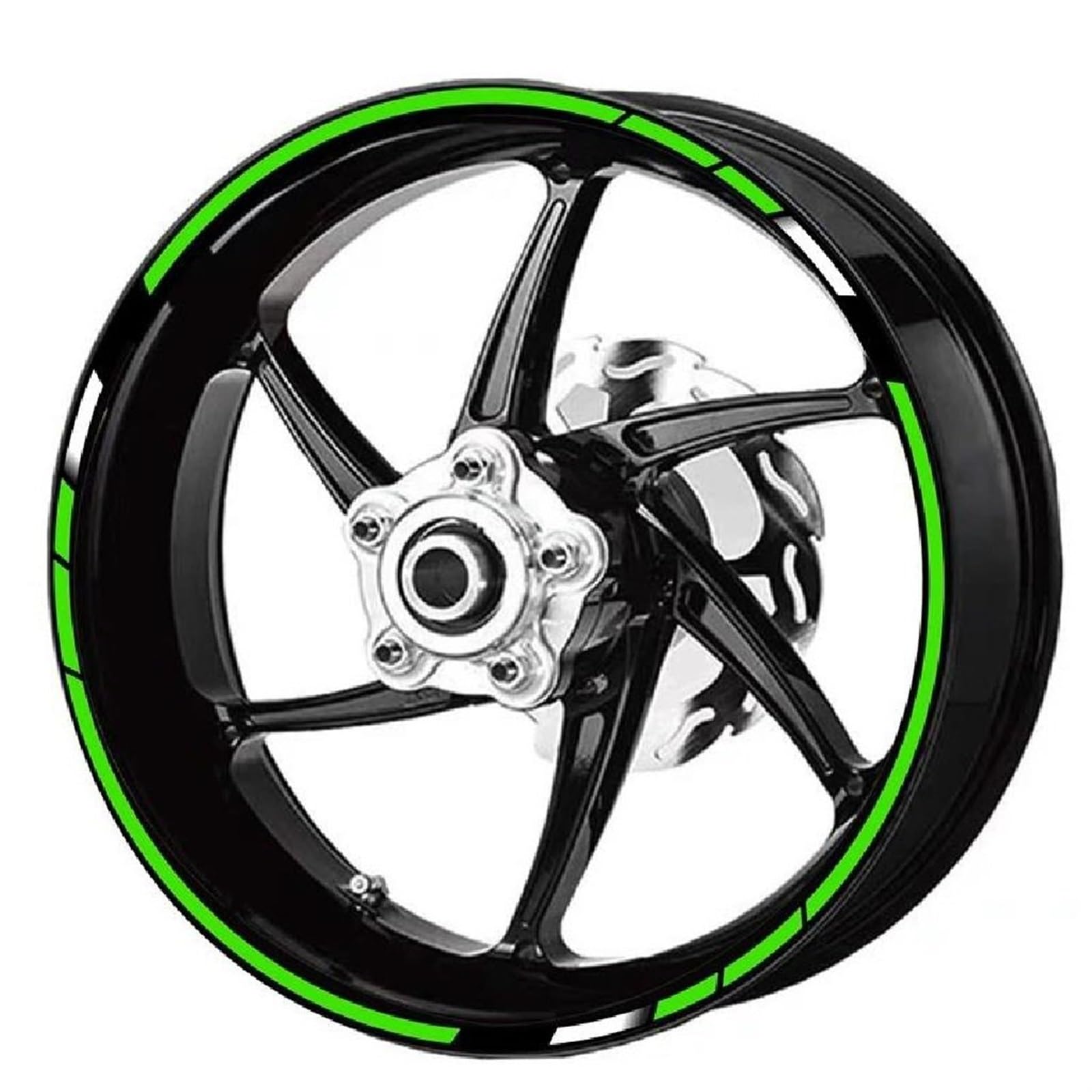 Motorcycle Rim Decal Reflective Wheel Sticker for HRC CBR1000RR CBR600RR CBR500R CBR300R CBR250R CBR650R(Style 6)