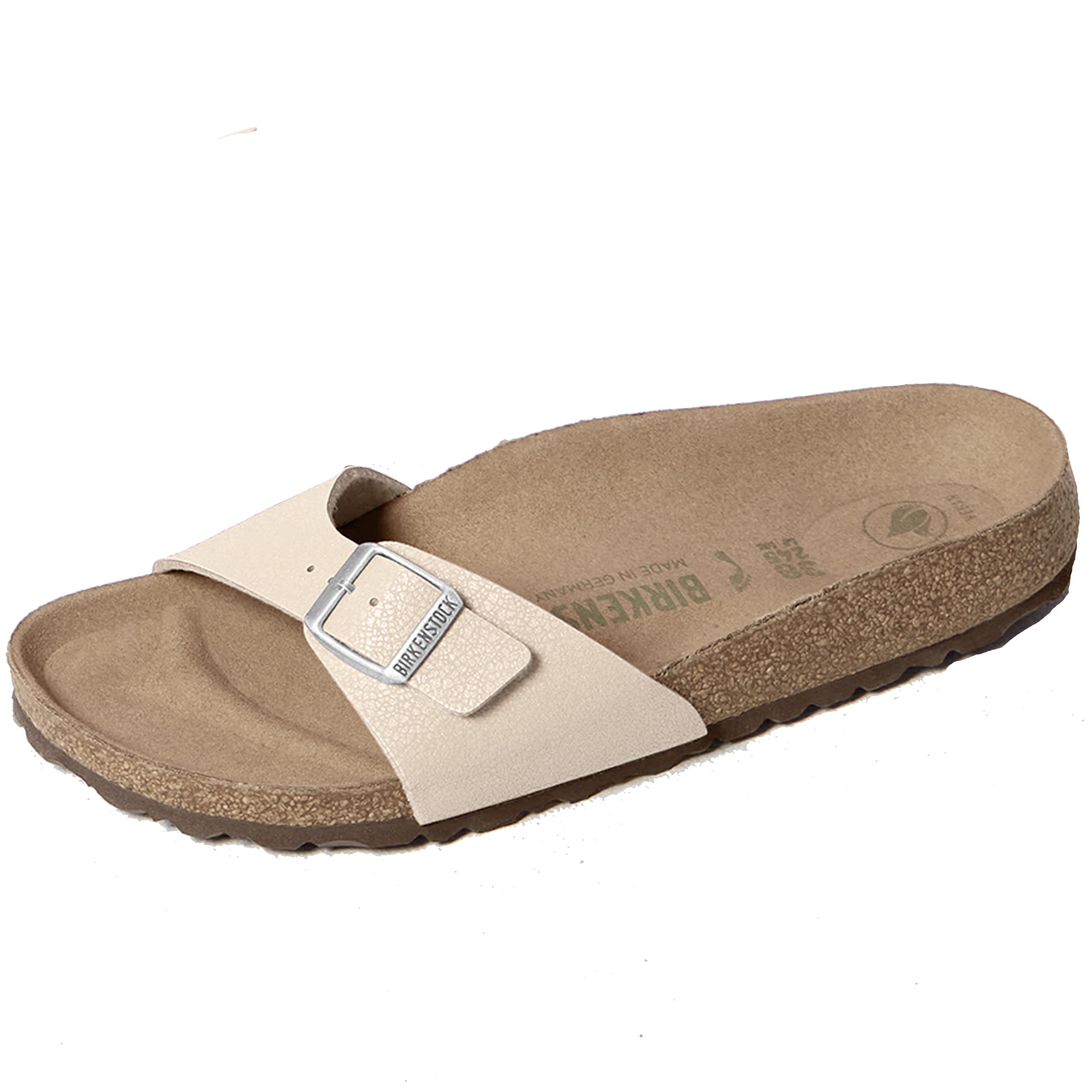 Birkenstock Madrid Vegan Birkibuc Womens Light Rose Sandals Eu 39