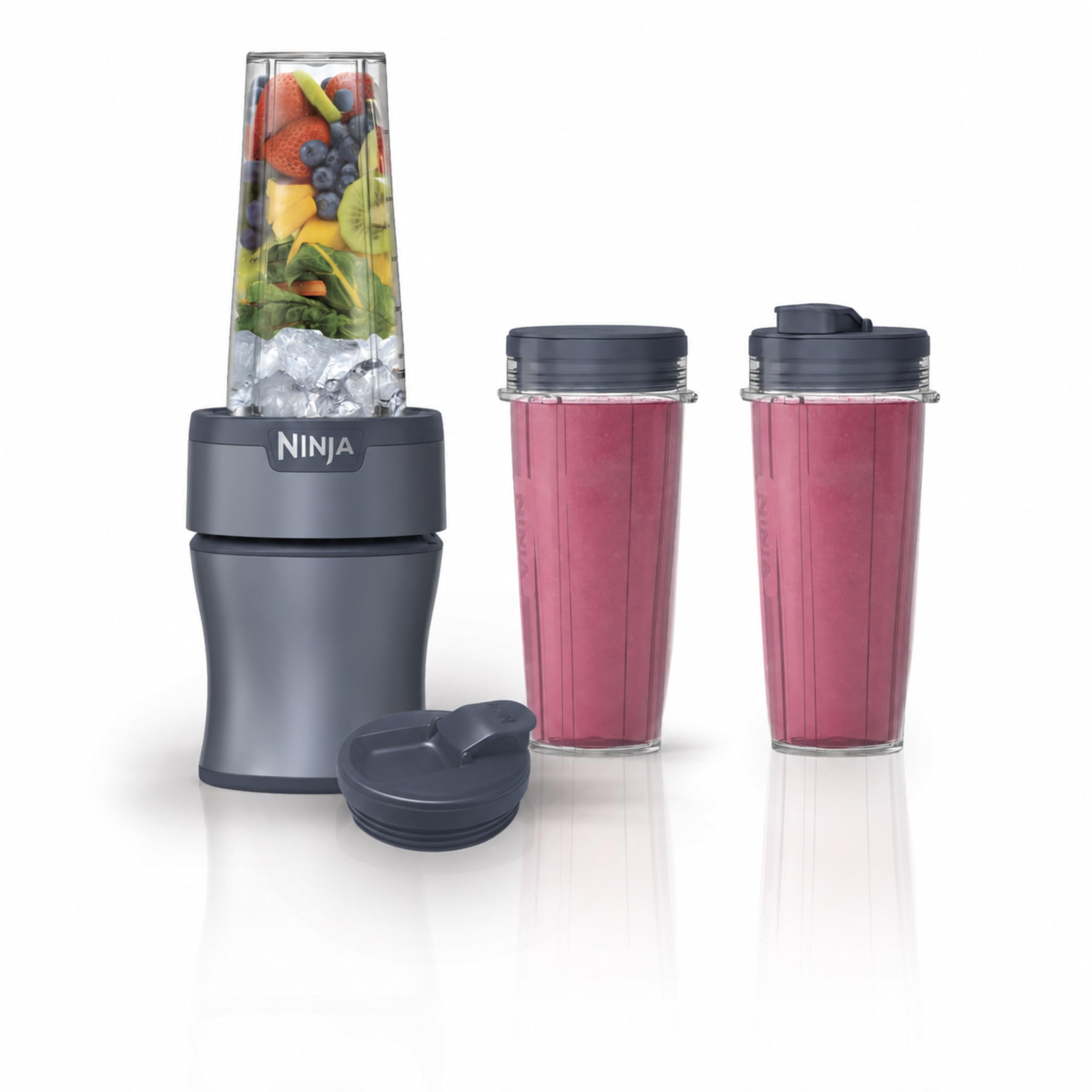 Nutri-Plus Personal Blender, 900PW, (3) 20oz Cups, Blue, BN301BLBRN
