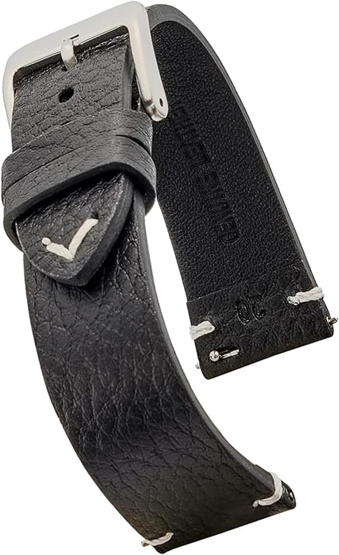 Alpine Genuine Vintage Leather Watch Strap | Quick Release Watch Band | Full Grain Leather Watch Band for Men & Women | Compatible with Traditional & Smart Watches