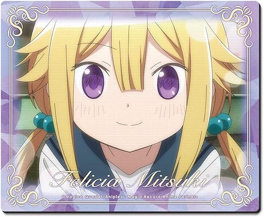 Amazon Co Jp Tvアニメ マギアレコード 魔法少女まどか マギカ外伝 ラバーマウスパッド デザイン04 深月フェリシア ホビー 通販