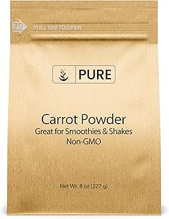 Pure Original Ingredients Carrot Powder (8 oz) Smoothies & Shakes, Sauces, No Fillers Or Additives